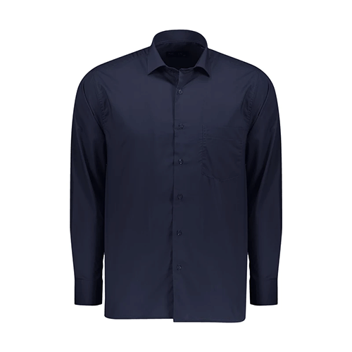 پیراهن مردانه نگین مدل YA-AS کد 0030 رنگ سرمه ای